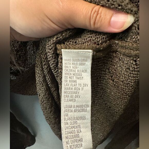 Jones New York Vneck Cut Rayon Knit Sweater Size Women's Medium - Picture 8 of 10